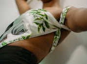 Etor Silky Satin Scarf - Green