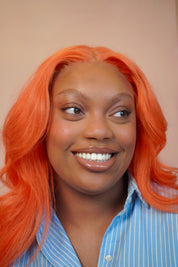 Founder of Igor Hair Danielle Igor Orange wig