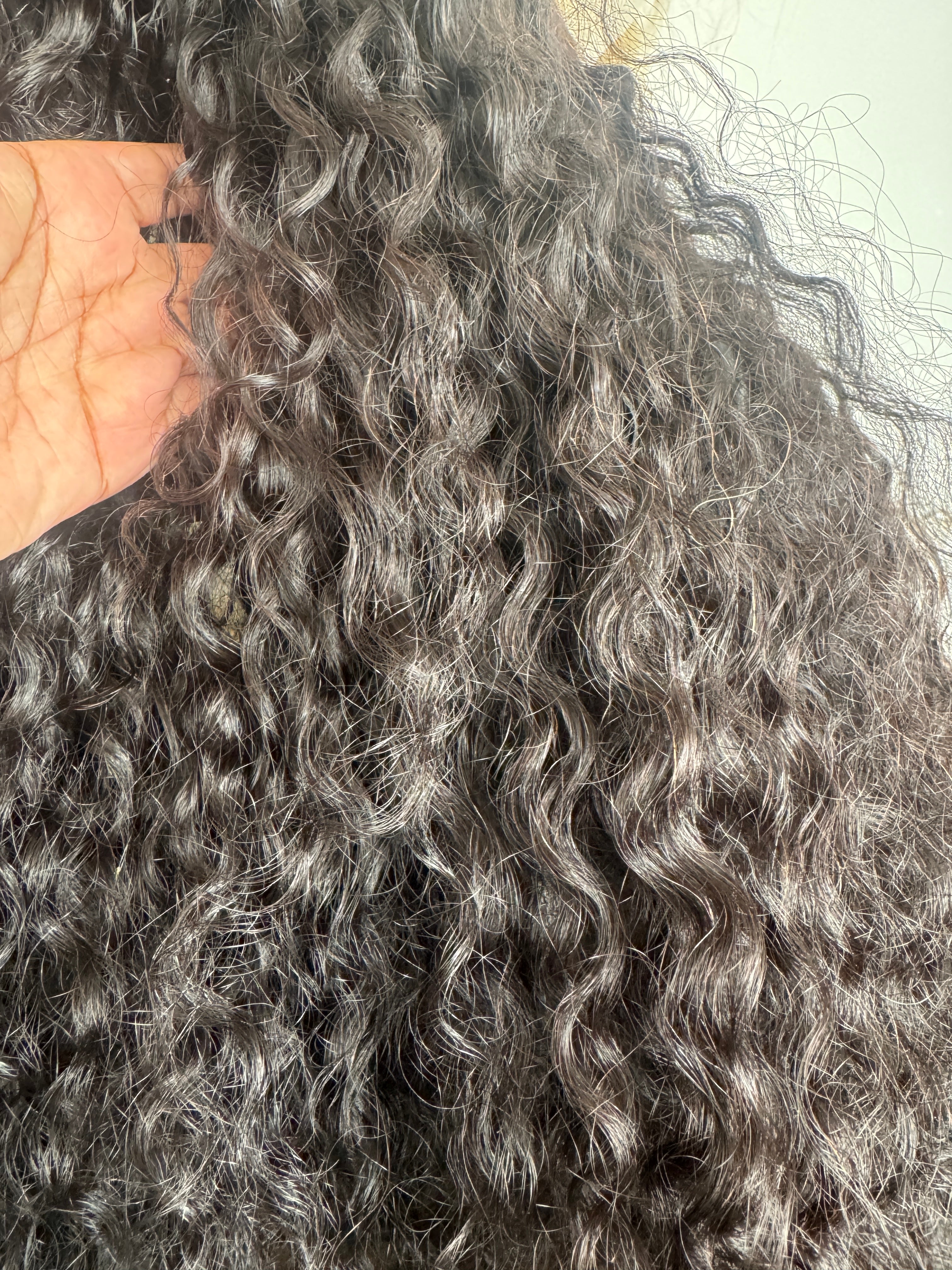 RAW Burmese Curly bundles